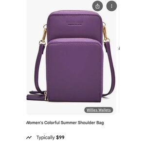 Forever Young Purple Crossbody